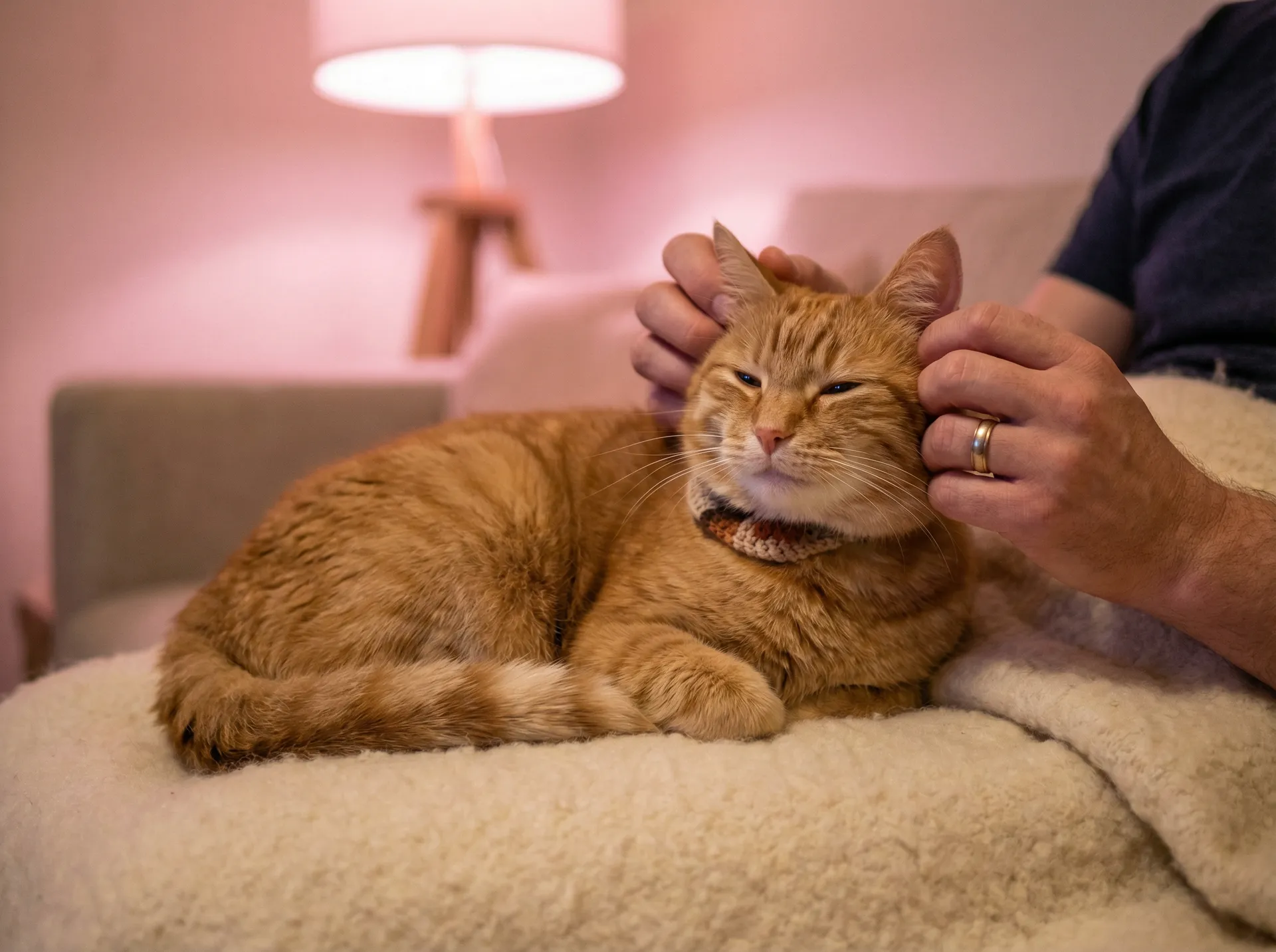 猫咪被温柔抚摸的幸福时刻 - 67194免费视一频观看